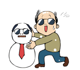 Cute Bald Head4(ENG) sticker #11694635