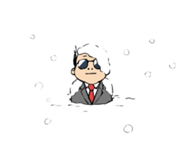 Cute Bald Head4(ENG) sticker #11694636