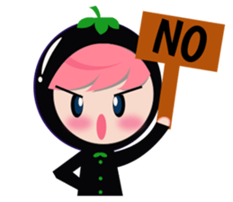 naughty fruits sticker #11694783