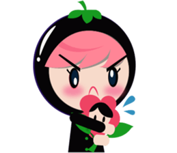 naughty fruits sticker #11694790