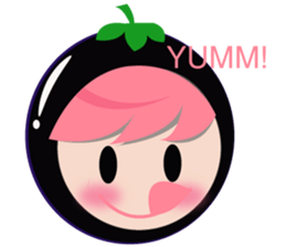 naughty fruits sticker #11694795