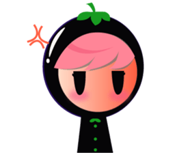 naughty fruits sticker #11694796
