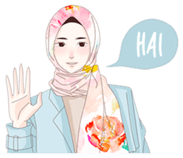 Hijab Hits: Ara sticker #11694880