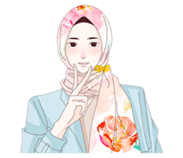 Hijab Hits: Ara sticker #11694883