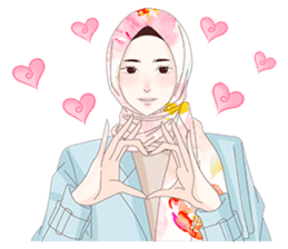 Hijab Hits: Ara sticker #11694884