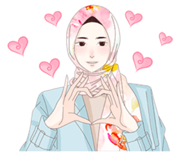 Hijab Hits: Ara sticker #11694884