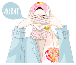 Hijab Hits: Ara sticker #11694894