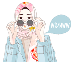 Hijab Hits: Ara sticker #11694895