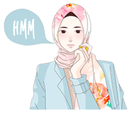 Hijab Hits: Ara sticker #11694906