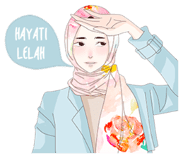 Hijab Hits: Ara sticker #11694915