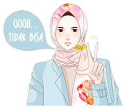 Hijab Hits: Ara sticker #11694916