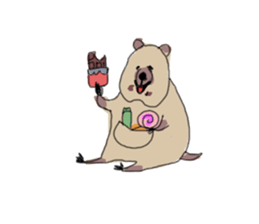 Quokka Sticker sticker #11695219