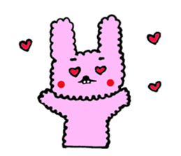 fluffy fluffy bunny sticker #11695322
