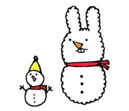 fluffy fluffy bunny sticker #11695332