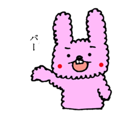 fluffy fluffy bunny sticker #11695335