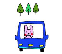 fluffy fluffy bunny sticker #11695341
