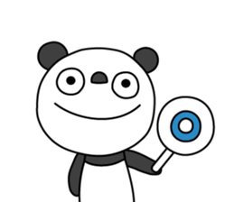 The Marshmallow panda sticker #11695721