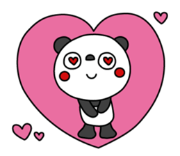 The Marshmallow panda sticker #11695723
