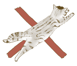 Hipster Meow (EN) sticker #11695833