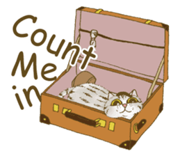 Hipster Meow (EN) sticker #11695835