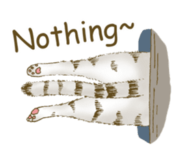 Hipster Meow (EN) sticker #11695839