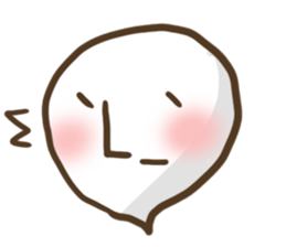 Japanese smiley Ghost sticker #11695965