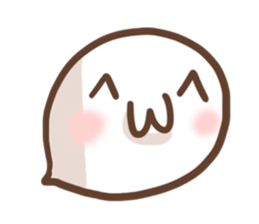 Japanese smiley Ghost Vol.2 sticker #11696537