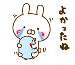 Rabbit Usahina with penpen 6 sticker #11696654