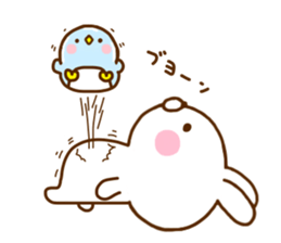 Rabbit Usahina with penpen 6 sticker #11696674