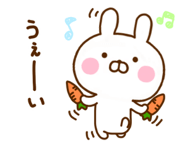 Rabbit Usahina with penpen 6 sticker #11696675