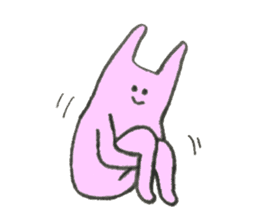 Rabbit's name is Miyazaki sticker #11697141