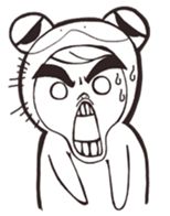 Strange frog sticker #11697324