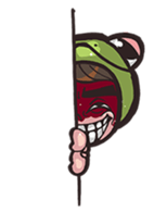 Strange frog sticker #11697341