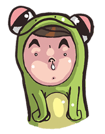Strange frog sticker #11697346