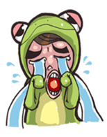 Strange frog sticker #11697355