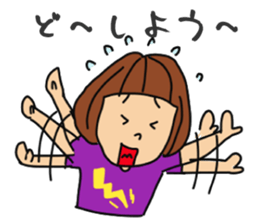 T-shirts girl sticker #11697724