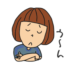 T-shirts girl sticker #11697733