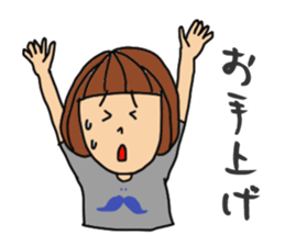 T-shirts girl sticker #11697734