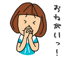 T-shirts girl sticker #11697738