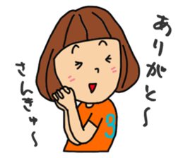 T-shirts girl sticker #11697739