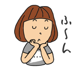 T-shirts girl sticker #11697741