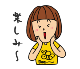 T-shirts girl sticker #11697744