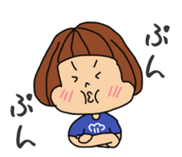T-shirts girl sticker #11697746