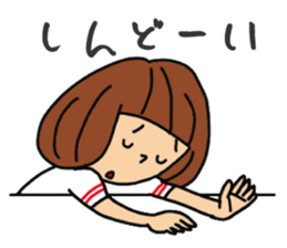 T-shirts girl sticker #11697749