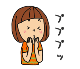 T-shirts girl sticker #11697753