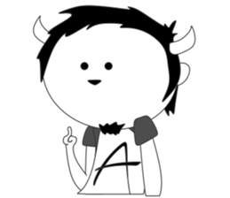 Tanduk Putih sticker #11698080