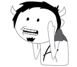 Tanduk Putih sticker #11698086