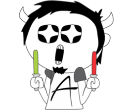 Tanduk Putih sticker #11698091