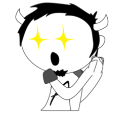 Tanduk Putih sticker #11698095