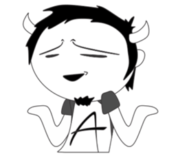 Tanduk Putih sticker #11698103